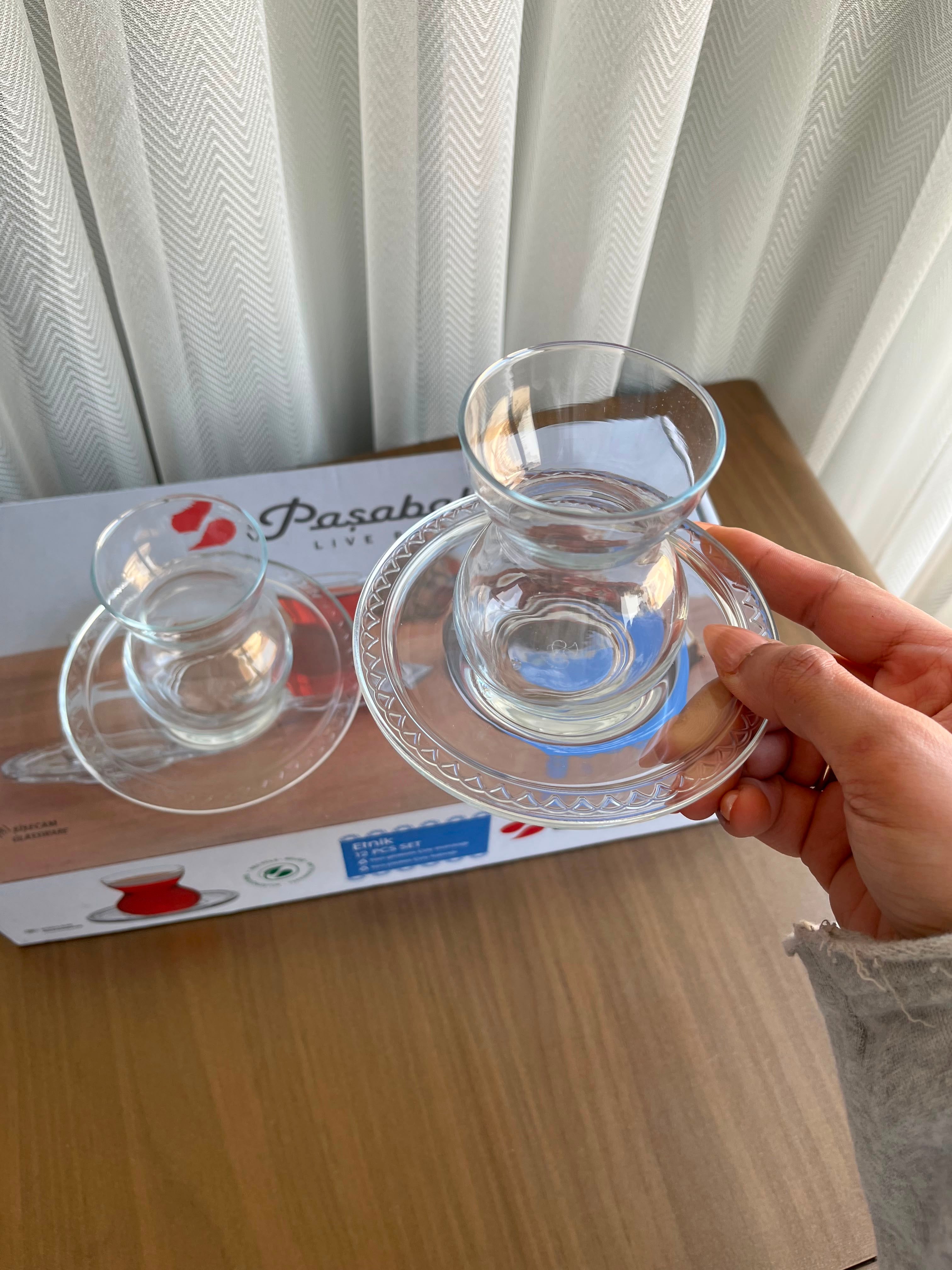 Pașabahce Turkey - Tea Set of 12 Piece
