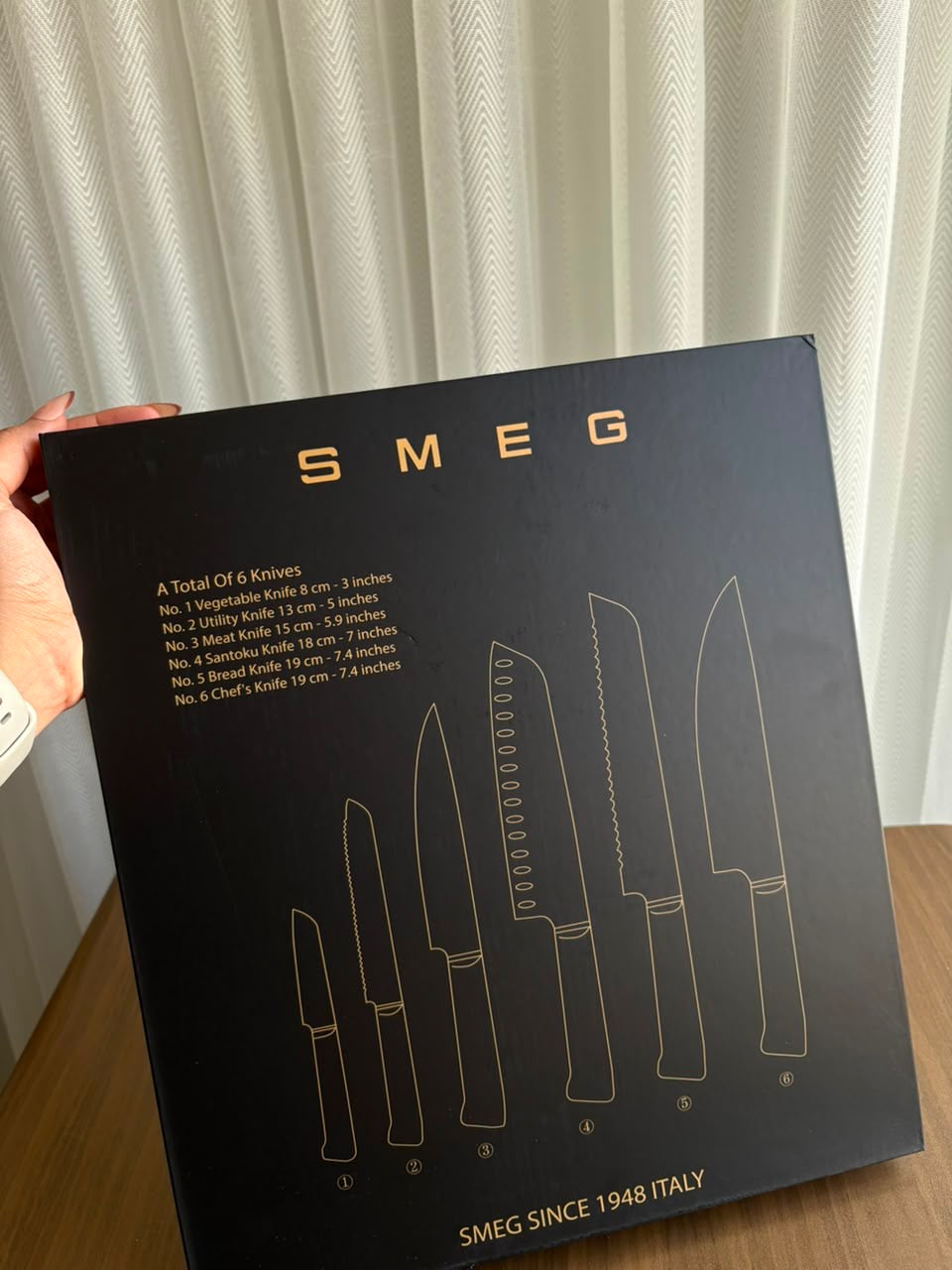 SMEG Knives Set of 6 Piece