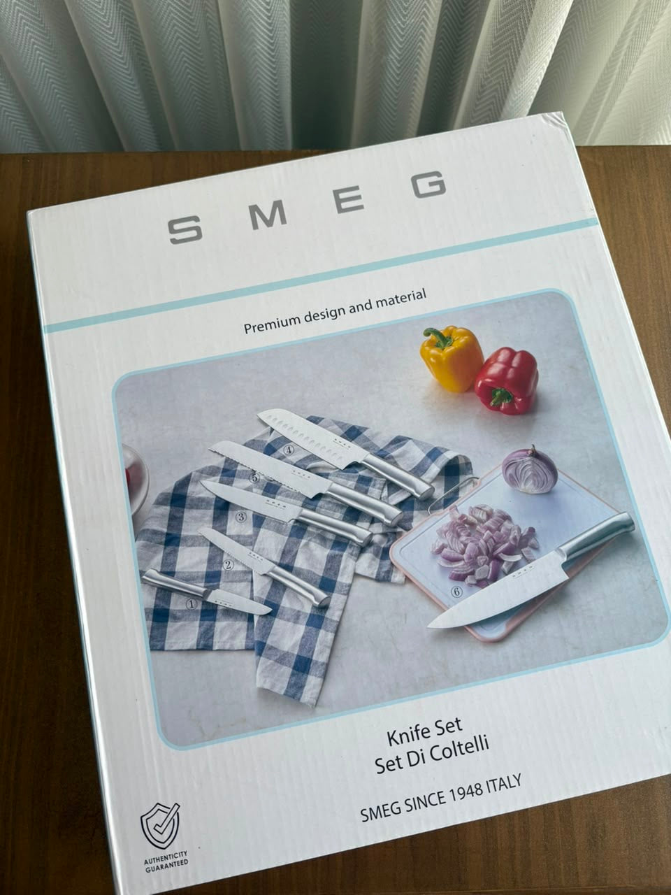 SMEG Knives Set of 6 Piece
